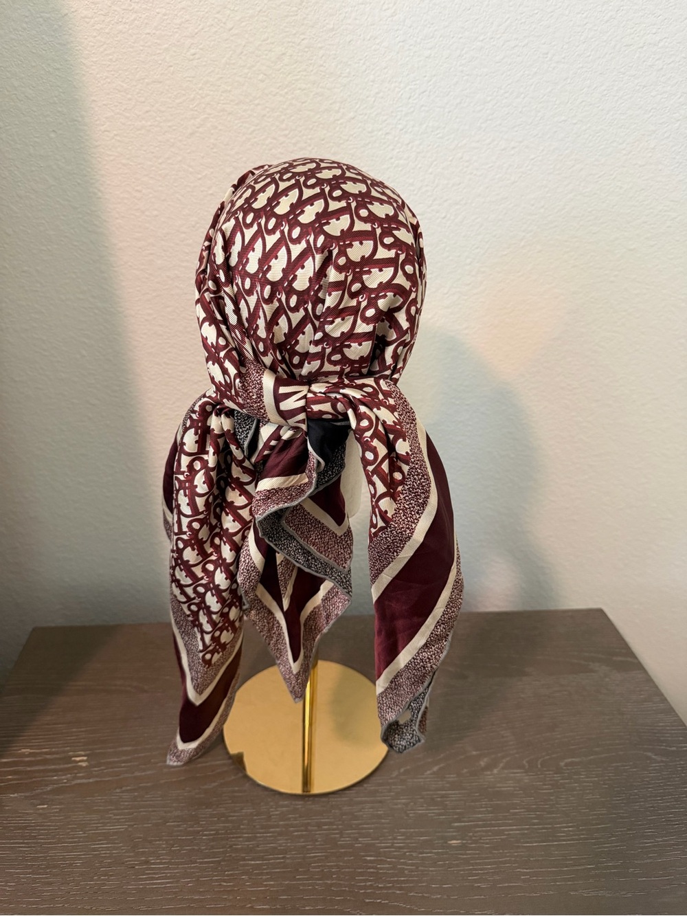 Dior Oblique Diortwin 90 Square Scarf